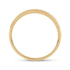 14k Yellow Gold Womens Round Diamond Wedding Band 1/6 Cttw