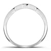 14k White Gold Round Diamond Bridal Wedding Ring Band Set 7/8 Cttw