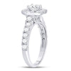 14k White Gold Round Diamond Solitaire Bridal Wedding Engagement Ring 1-1/2 Cttw