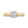 10k Yellow Gold Round Diamond Solitaire Bridal Wedding Engagement Ring 1/5 Cttw