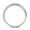 14k White Gold Round Diamond Bridal Wedding Ring Band Set 1 Cttw