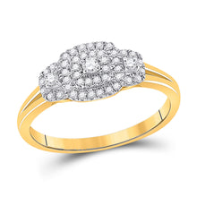  10k Yellow Gold Round Diamond Solitaire Bridal Wedding Engagement Ring 1/4 Cttw