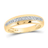 10k Yellow Gold His Hers Princess Diamond Square Matching Wedding Set 3/4 Cttw