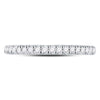 10k White Gold Womens Round Diamond Eternity Wedding Band 1/2 Cttw
