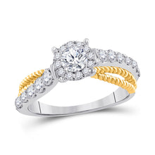  14k White Gold Round Diamond Solitaire Bridal Wedding Engagement Ring 1 Cttw