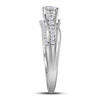 14k White Gold Round Diamond Solitaire Bridal Wedding Engagement Ring 1/2 Cttw