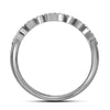 14k White Gold Princess Diamond Bridal Wedding Ring Band Set 1 Cttw