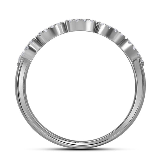 14k White Gold Princess Diamond Bridal Wedding Ring Band Set 1 Cttw