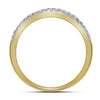 14k Yellow Gold Princess Diamond Bridal Wedding Ring Band Set 1-1/2 Cttw