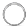 14k White Gold Princess Diamond Bridal Wedding Ring Band Set 1-1/2 Cttw