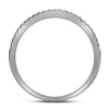14k White Gold Princess Diamond Bridal Wedding Ring Band Set 1-1/2 Cttw