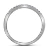 14k White Gold Round Diamond Cluster Halo Bridal Wedding Ring Band Set 1 Cttw