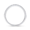 14k White Gold Round Diamond Bridal Wedding Ring Band Set 1-1/2 Cttw