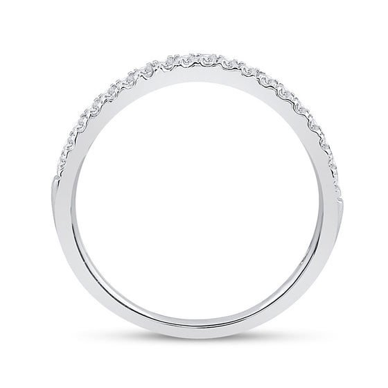 14k White Gold Round Diamond Bridal Wedding Ring Band Set 1-1/2 Cttw