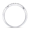 14k White Gold Round Diamond Bridal Wedding Ring Band Set 1-1/2 Cttw