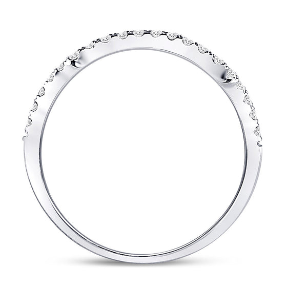 14k White Gold Round Diamond Bridal Wedding Ring Band Set 1-1/2 Cttw