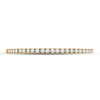 10k Yellow Gold Womens Round Diamond Stackable Band Ring 1/8 Cttw