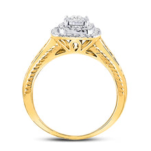  14k Yellow Gold Round Diamond Solitaire Bridal Wedding Engagement Ring 1/2 Cttw
