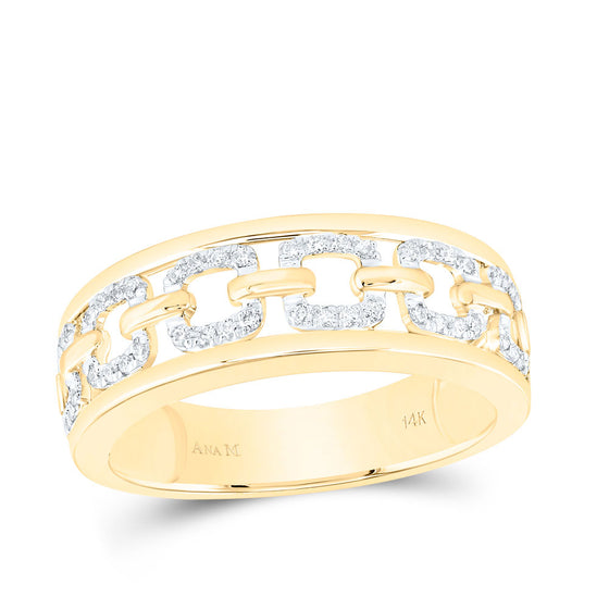 14k Yellow Gold His Hers Round Diamond Cluster Matching Wedding Set 1-3/8 Cttw