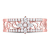 14k White Gold Round Diamond Solitaire Bridal Wedding Engagement Ring 1 Cttw