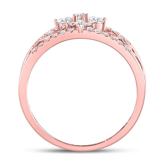 14k White Gold Round Diamond Solitaire Bridal Wedding Engagement Ring 1 Cttw