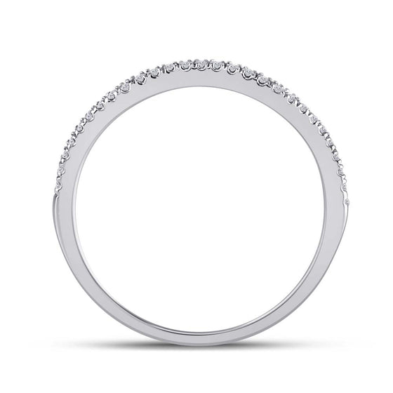 14k Two-tone Gold Marquise Diamond Bridal Wedding Ring Band Set 1 Cttw