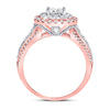 14k Rose Gold Round Diamond Solitaire Bridal Wedding Engagement Ring 1-1/4 Cttw