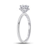 14k White Gold Round Diamond Solitaire Bridal Wedding Engagement Ring 7/8 Cttw