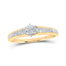  14k Yellow Gold Round Diamond Solitaire Bridal Wedding Engagement Ring 1/4 Cttw