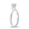 14k White Gold Womens Round Diamond Solitaire Bridal Wedding Engagement Ring 3/4 Cttw