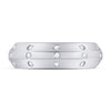 14k White Gold Womens Round Diamond Wedding Machine-Set Band 1/6 Cttw