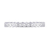 14k White Gold Womens Round Diamond Band Ring 1/4 Cttw