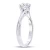 14k White Gold Womens Round Diamond Solitaire Bridal Wedding Engagement Ring 3/4 Cttw