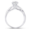 14k White Gold Womens Round Diamond Solitaire Bridal Wedding Engagement Ring 3/4 Cttw