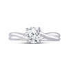 14k White Gold Womens Round Diamond Solitaire Bridal Wedding Engagement Ring 1 Cttw