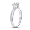 14k White Gold Womens Round Diamond Solitaire Bridal Wedding Engagement Ring 1 Cttw