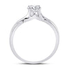 14k White Gold Womens Round Diamond Solitaire Bridal Wedding Engagement Ring 3/4 Cttw