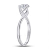 14k White Gold Round Diamond Solitaire Bridal Wedding Engagement Ring 1 Cttw