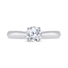 14k White Gold Round Diamond Solitaire Bridal Wedding Engagement Ring 3/4 Cttw