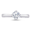 14k White Gold Womens Round Diamond Solitaire Bridal Wedding Engagement Ring 3/4 Cttw