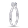 14k White Gold Womens Round Diamond Solitaire Bridal Wedding Engagement Ring 3/4 Cttw