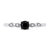 10k White Gold Round Diamond Solitaire Bridal Wedding Engagement Ring 1/3 Cttw