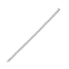 14k White Gold Womens Round Diamond Tennis Bracelet 1 Cttw