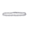 14k White Gold Womens Round Diamond Tennis Bracelet 1 Cttw