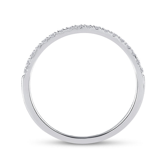 14k White Gold Oval Diamond Bridal Wedding Ring Band Set 3/4 Cttw