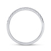 14k White Gold Pear Diamond Bridal Wedding Ring Band Set 1-1/4 Cttw