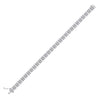 14k White Gold Womens Round Diamond Tennis Bracelet 5 Cttw