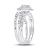 14k White Gold Princess Diamond Solitaire Bridal Wedding Engagement Ring 1 Cttw