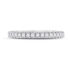 14k White Gold Womens Round Diamond Eternity Wedding Band 3/4 Cttw