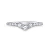 10k White Gold Womens Round Diamond Wedding Solitaire Enhancer Band 1/3 Cttw